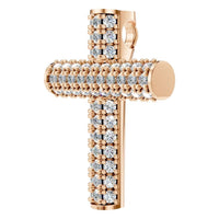 PE-1518 Rose Gold Pendant SET - ANGLE