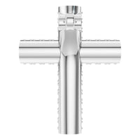 PE-1518 White Gold Pendant SET - BACK
