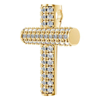 PE-1518 Yellow Gold Pendant SET - ANGLE