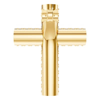 PE-1518 Yellow Gold Pendant SET - BACK