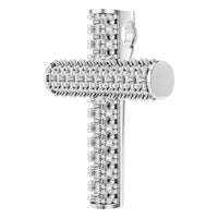 PE-1518 White Gold Pendant UNSET - ANGLE