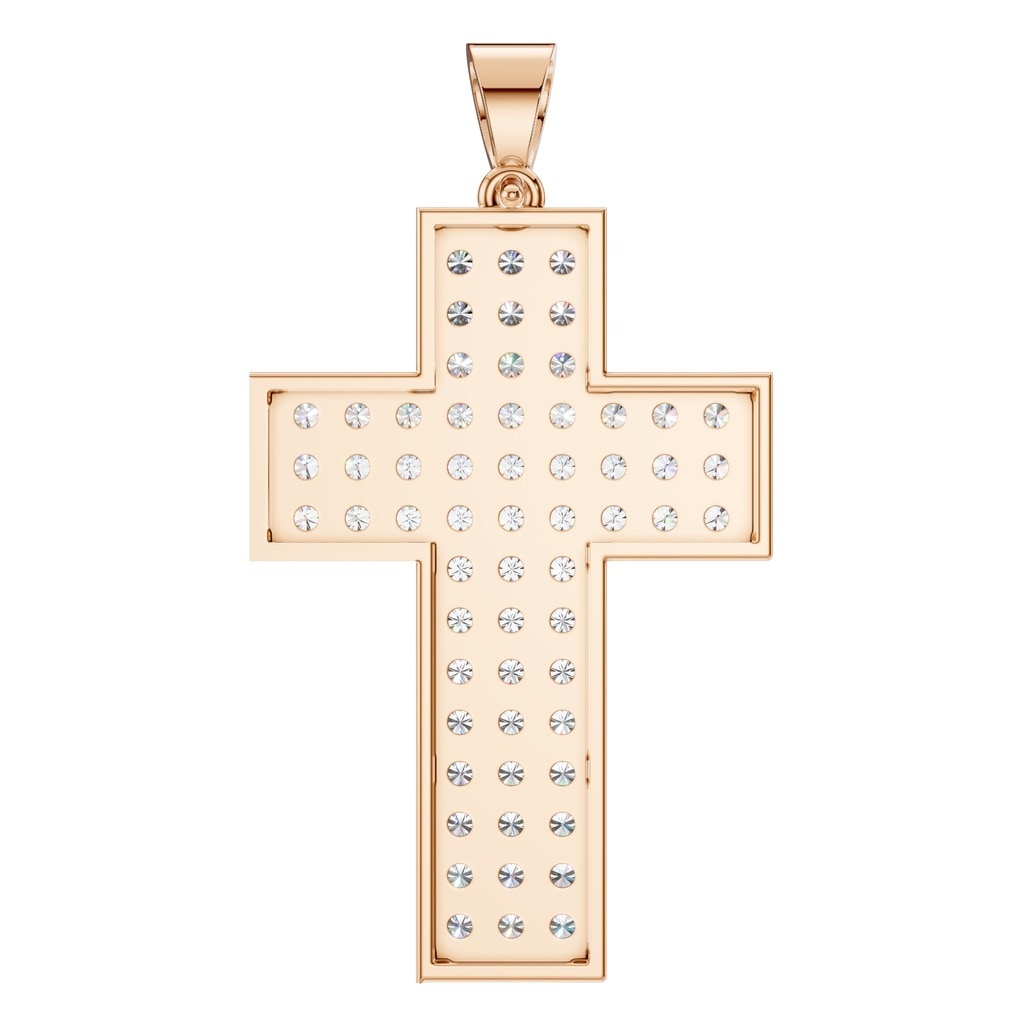 PE-1530 Rose Gold Pendant SET - BACK