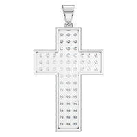 PE-1530 White Gold Pendant SET - BACK