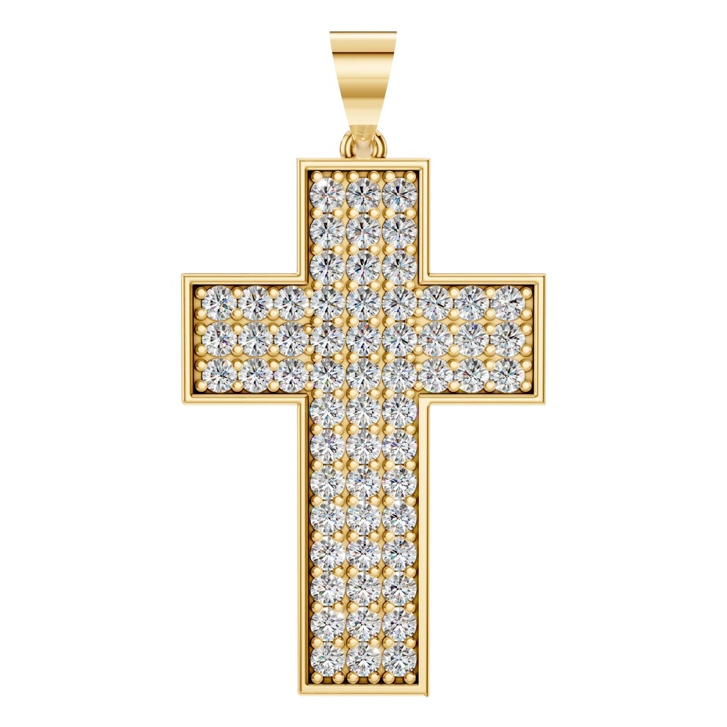 PE-1530 Yellow Gold Pendant SET - Main View
