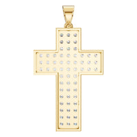 PE-1530 Yellow Gold Pendant SET - BACK