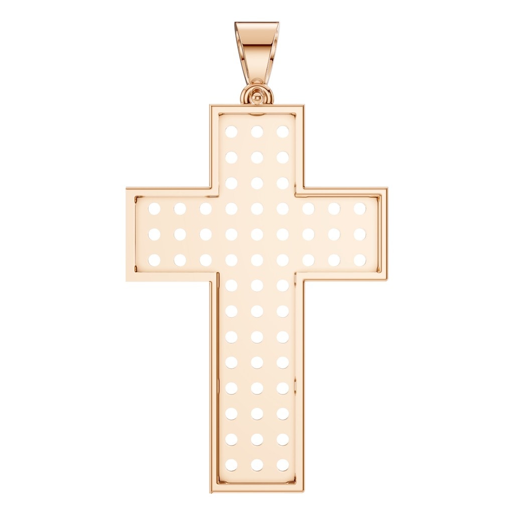 PE-1530 Rose Gold Pendant UNSET - BACK