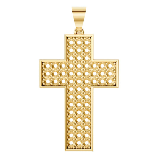 PE-1530 Yellow Gold Pendant UNSET - Main View