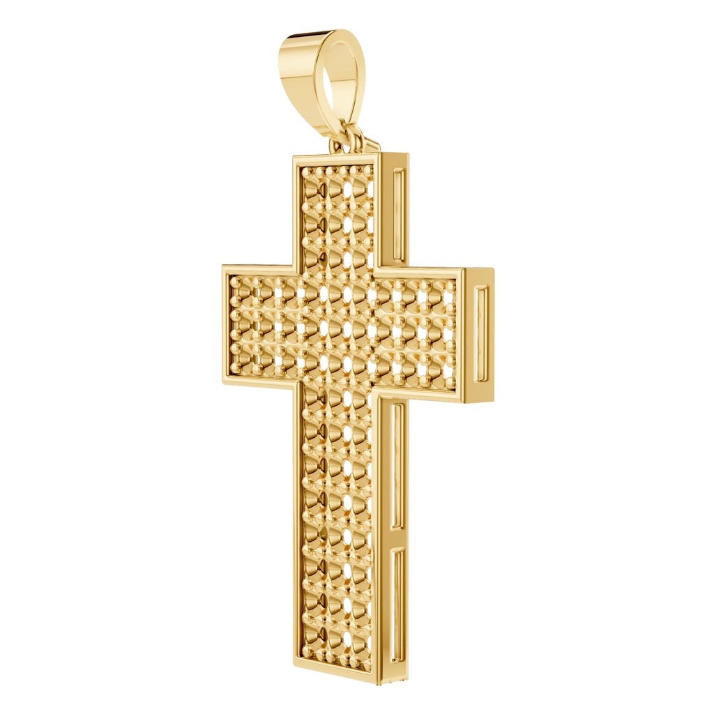 PE-1530 Yellow Gold Pendant UNSET - ANGLE