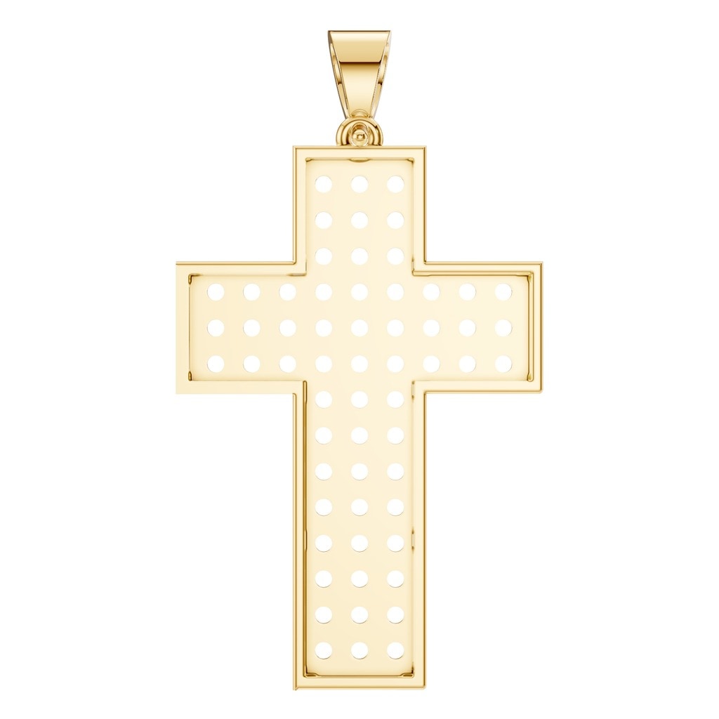 PE-1530 Yellow Gold Pendant UNSET - BACK