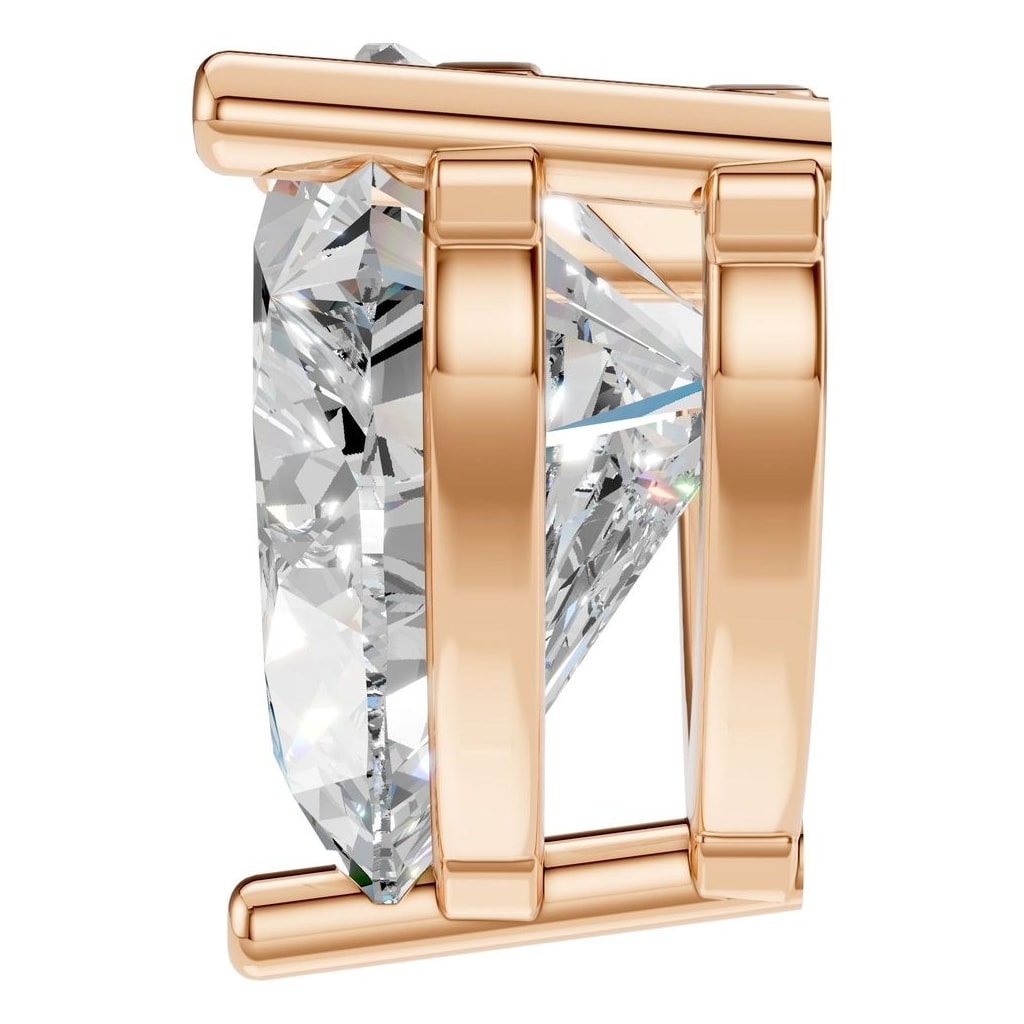 PE-1669 Rose Gold Pendant SET - Side View