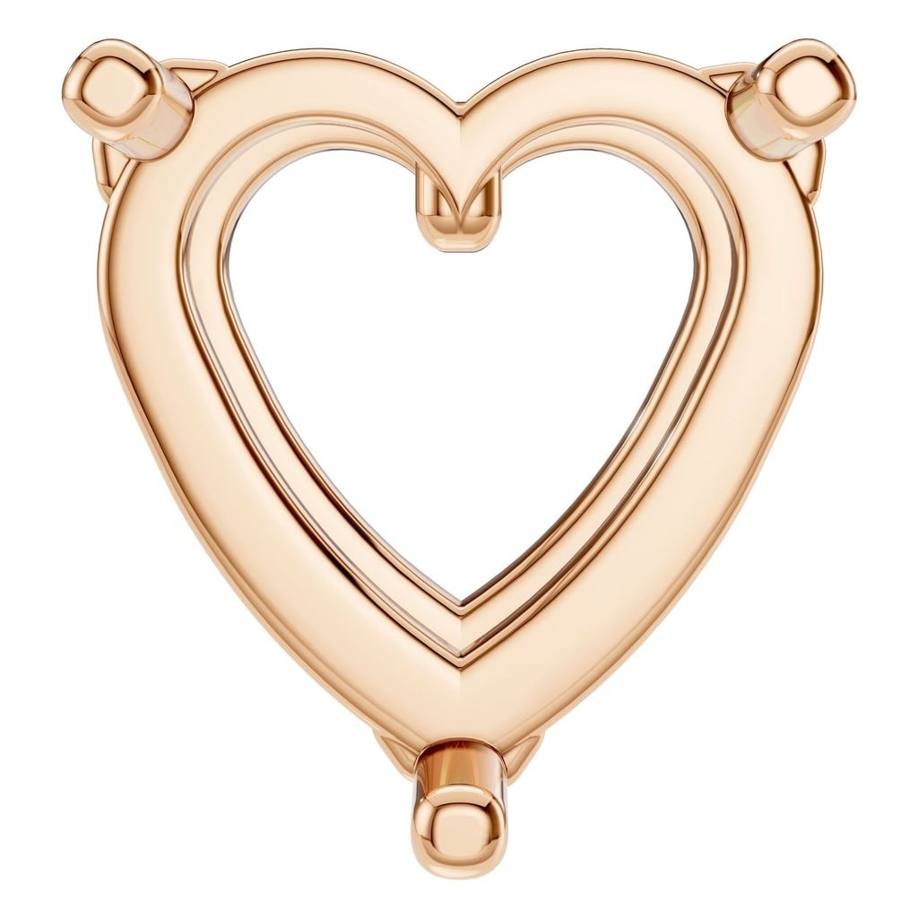 PE-1669 Rose Gold Pendant UNSET - Main View