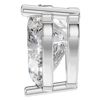 PE-1669 White Gold Pendant SET - Side View
