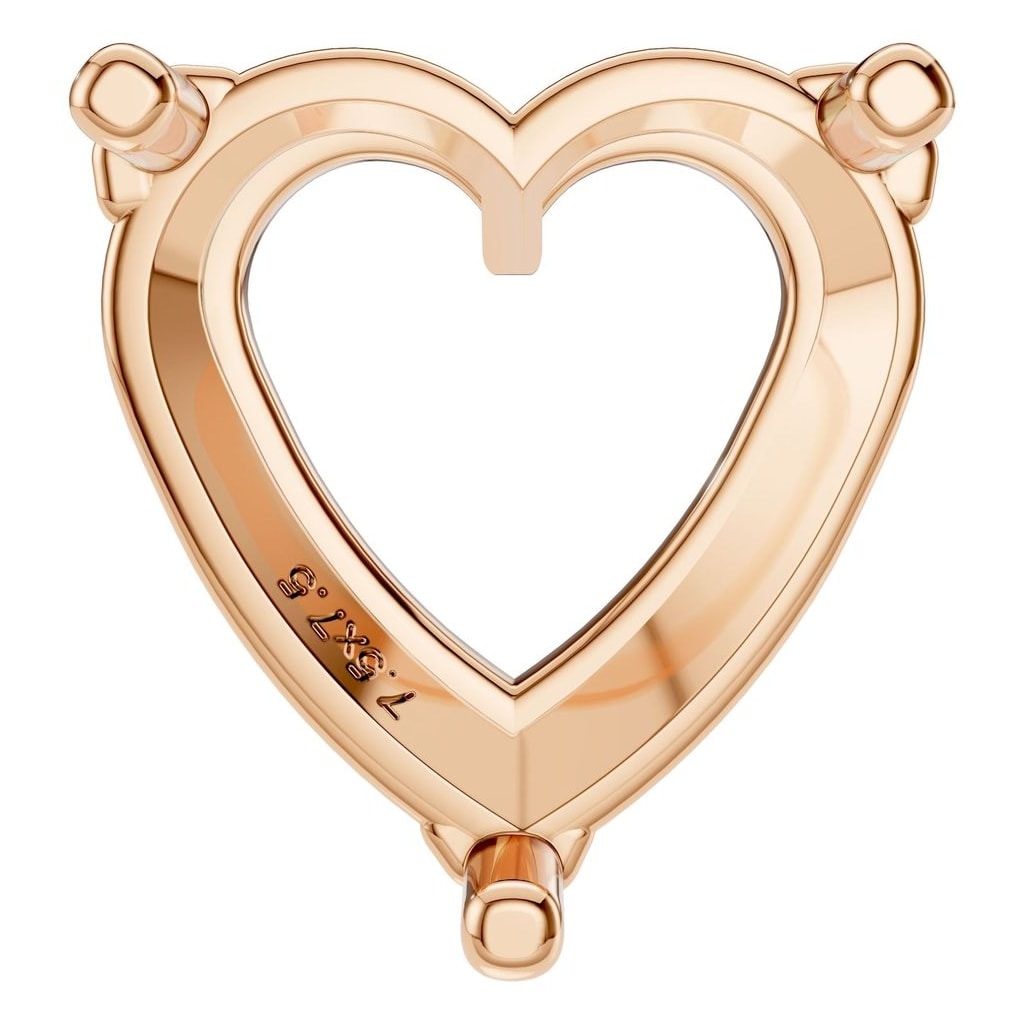 PE-1669 Rose Gold Pendant UNSET - Main View