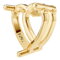 PE-1669 Yellow Gold Pendant UNSET - ANGLE