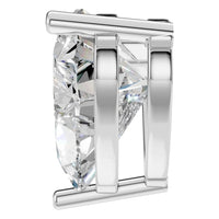 PE-1669 White Gold Pendant SET - Side View
