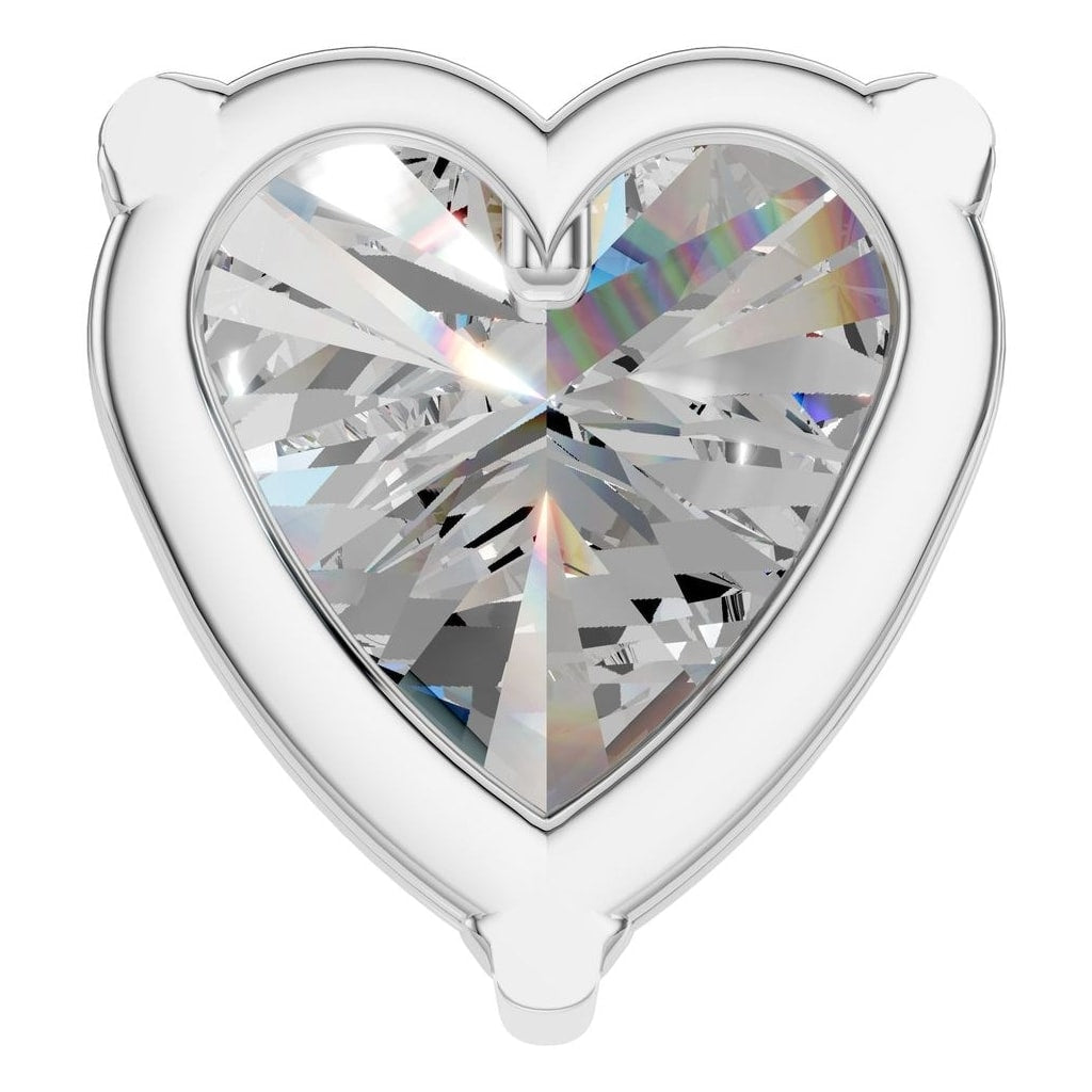 PE-1669 White Gold Pendant SET - BACK