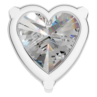 PE-1669 White Gold Pendant SET - BACK
