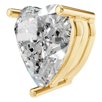 PE-1669 Yellow Gold Pendant SET - ANGLE