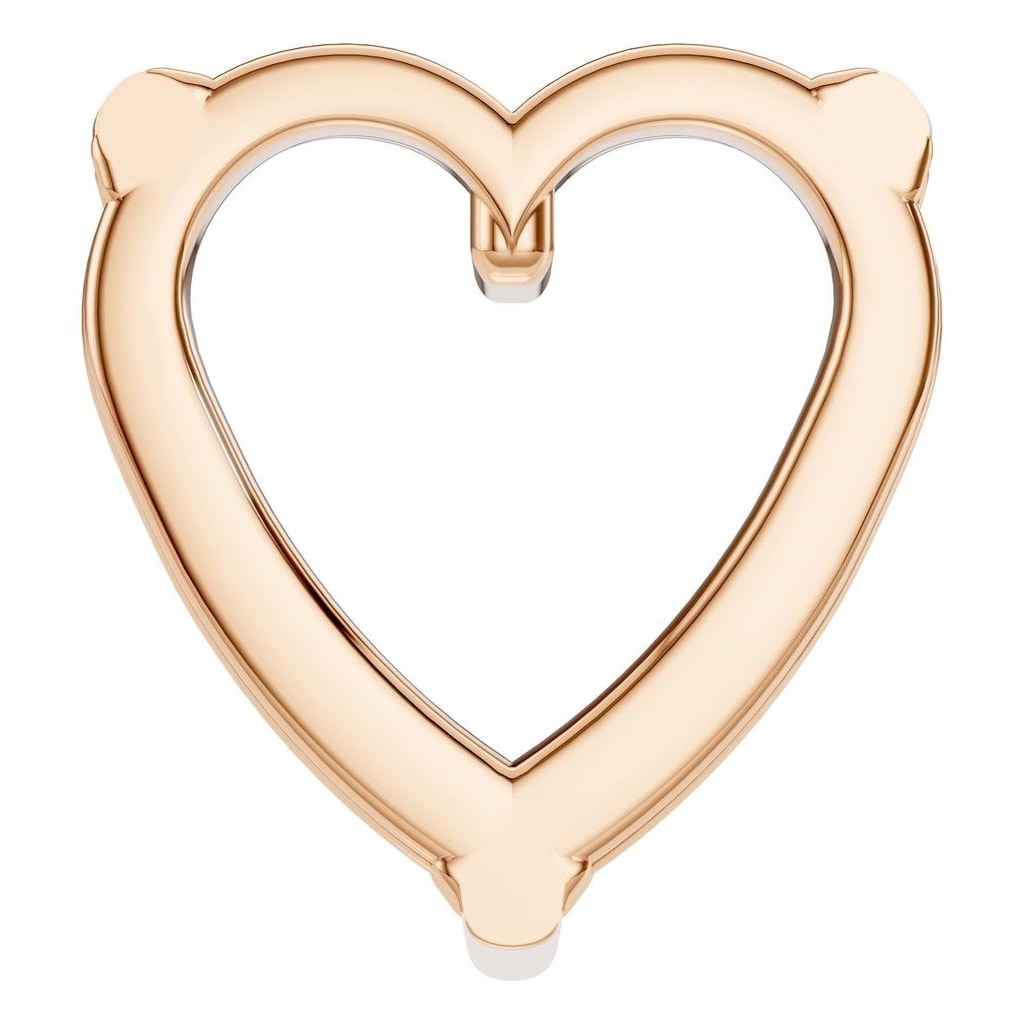 PE-1669 Rose Gold Pendant UNSET - BACK