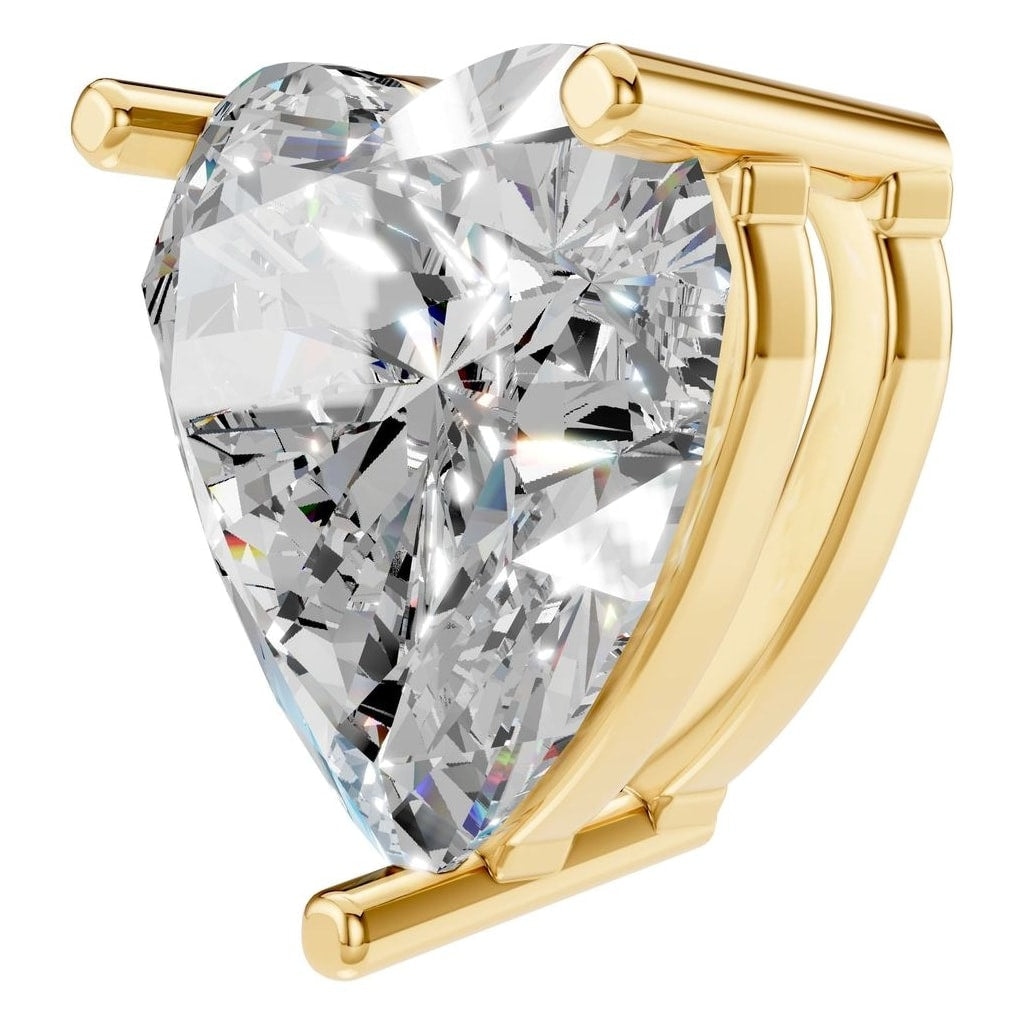 PE-1669 Yellow Gold Pendant SET - ANGLE