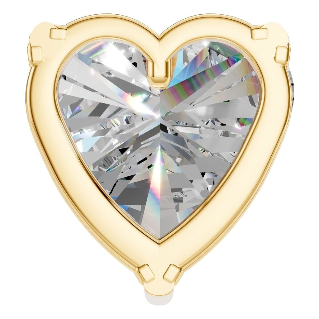 PE-1669 Yellow Gold Pendant SET - BACK