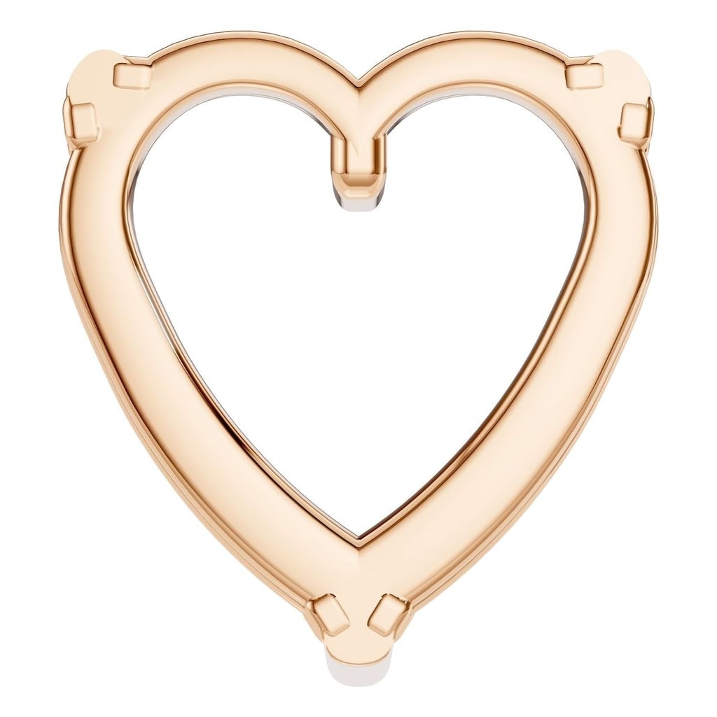 PE-1669 Rose Gold Pendant UNSET - BACK