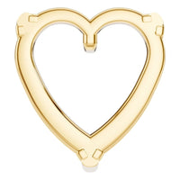 PE-1669 Yellow Gold Pendant UNSET - BACK