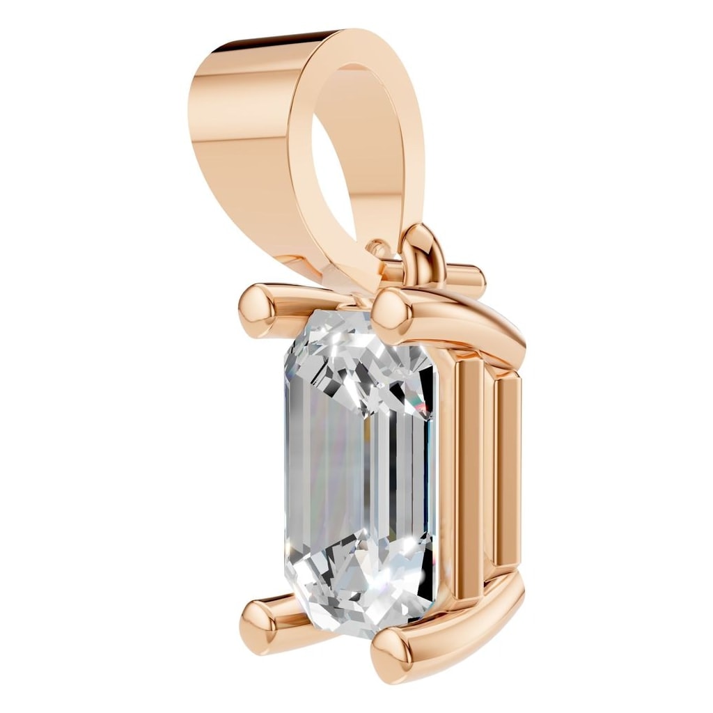 PE-1923 Rose Gold Pendant SET - ANGLE