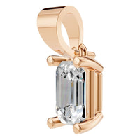 PE-1923 Rose Gold Pendant SET - ANGLE