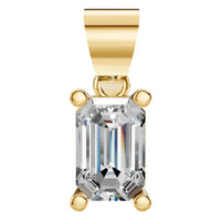 PE-1923 Yellow Gold Pendant SET - Main View