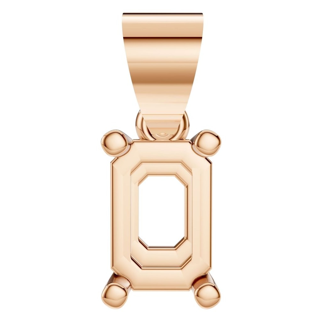 PE-1923 Rose Gold Pendant UNSET - Main View