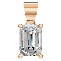 PE-1923 Rose Gold Pendant SET - Main View