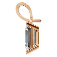 PE-1923 Rose Gold Pendant SET - Side View