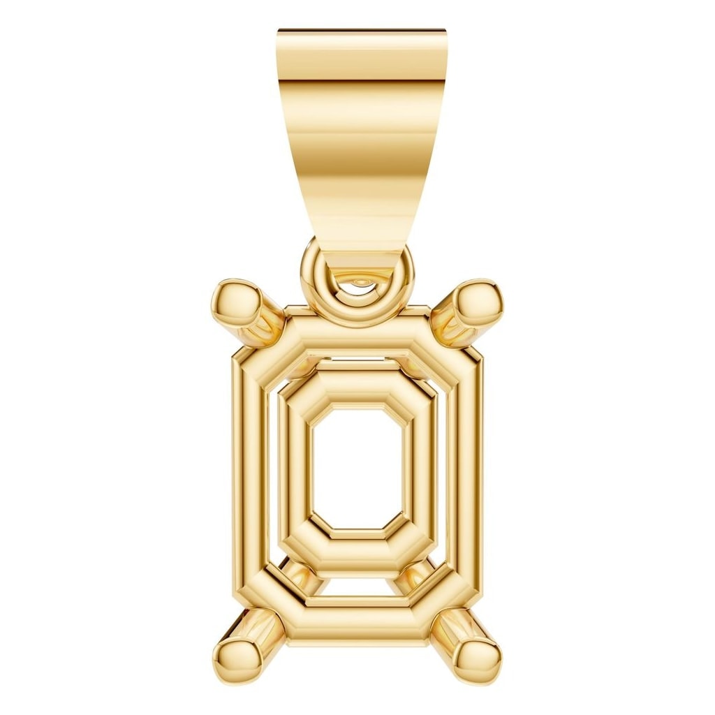 PE-1923 Yellow Gold Pendant UNSET - Main View