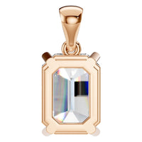 PE-1923 Rose Gold Pendant SET - BACK