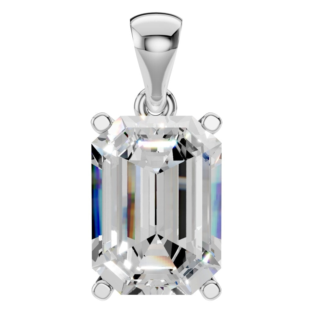 PE-1923 White Gold Pendant SET - Main View