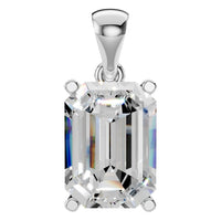 PE-1923 White Gold Pendant SET - Main View
