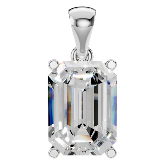 PE-1923 White Gold Pendant SET - Main View