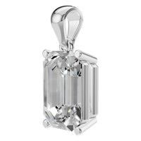 PE-1923 White Gold Pendant SET - ANGLE