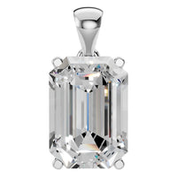 PE-1923 White Gold Pendant SET - Main View