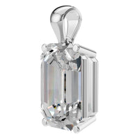 PE-1923 White Gold Pendant SET - ANGLE