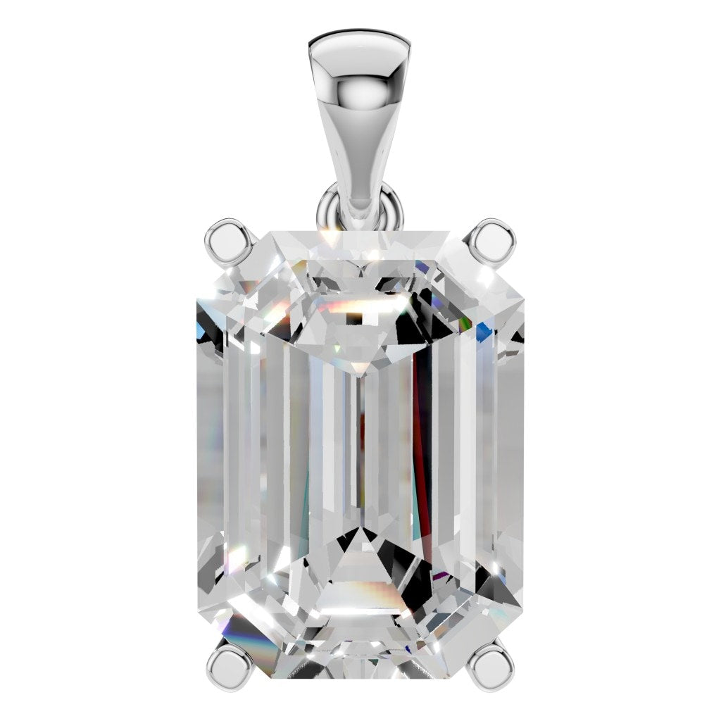 PE-1923 White Gold Pendant SET - Main View