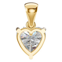 PE-1923 Yellow Gold Pendant SET - BACK