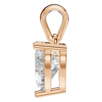 PE-1923 Rose Gold Pendant SET - Side View