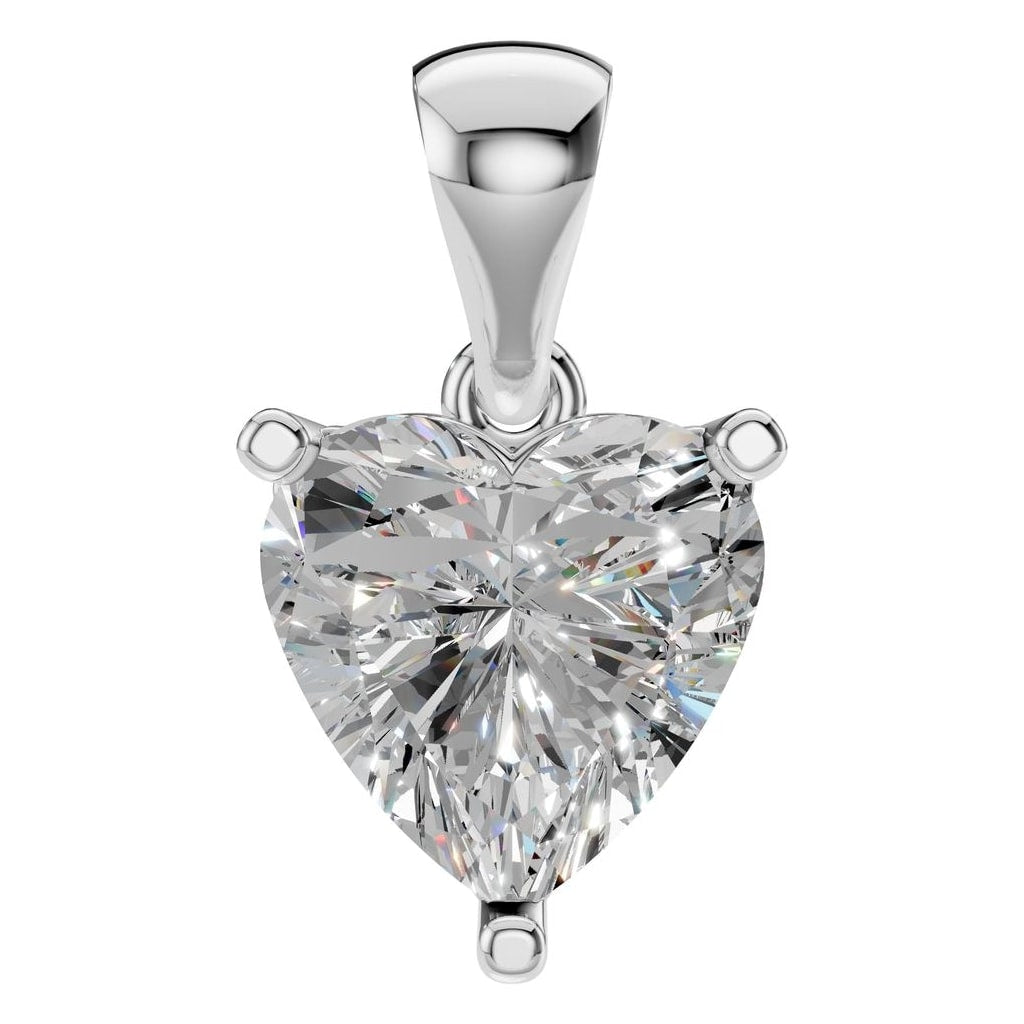 PE-1923 White Gold Pendant SET - Main View