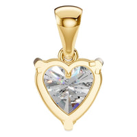 PE-1923 Yellow Gold Pendant SET - BACK