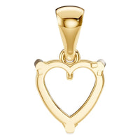 PE-1923 Yellow Gold Pendant UNSET - BACK