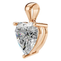 PE-1923 Rose Gold Pendant SET - ANGLE