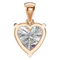 PE-1923 Rose Gold Pendant SET - BACK
