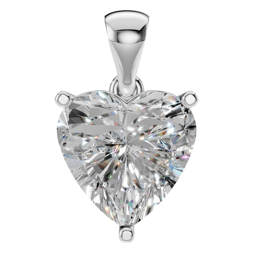 PE-1923 White Gold Pendant SET - Main View